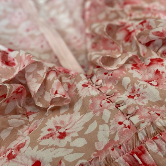 🌸 Storia, Prosecco Rosé Ruffled Mini Dress - Picture 10 of 16